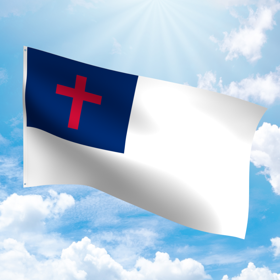 Picture of Christian Polyester Flag