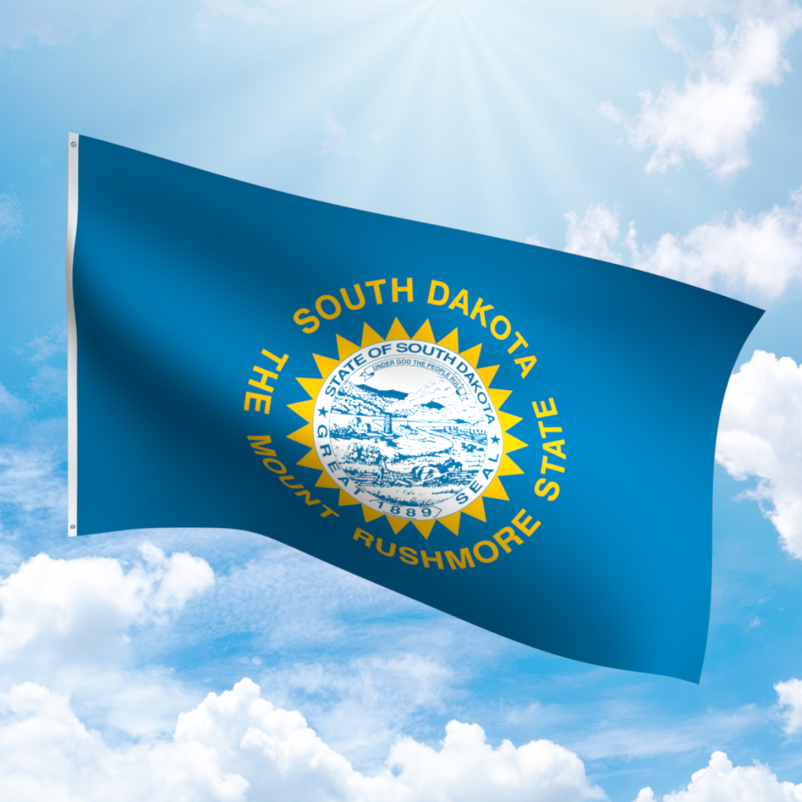 Picture of SOUTH DAKOTA NYLON FLAG
