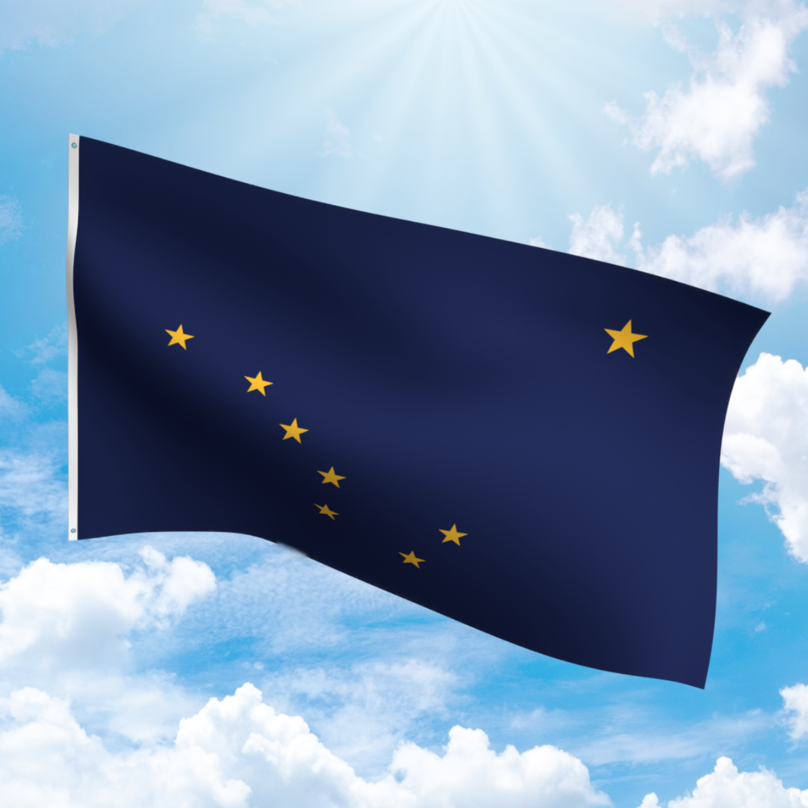 Picture of ALASKA POLYESTER FLAG