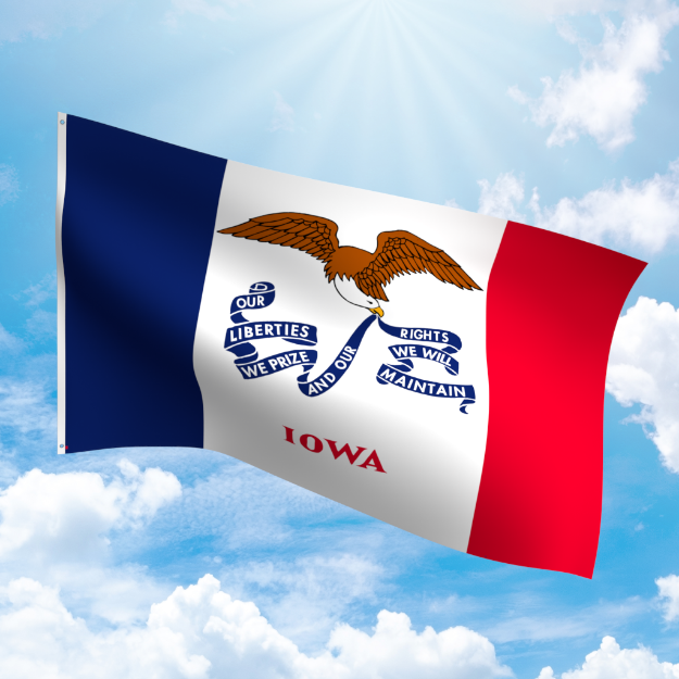 Picture of IOWA POLYESTER FLAG