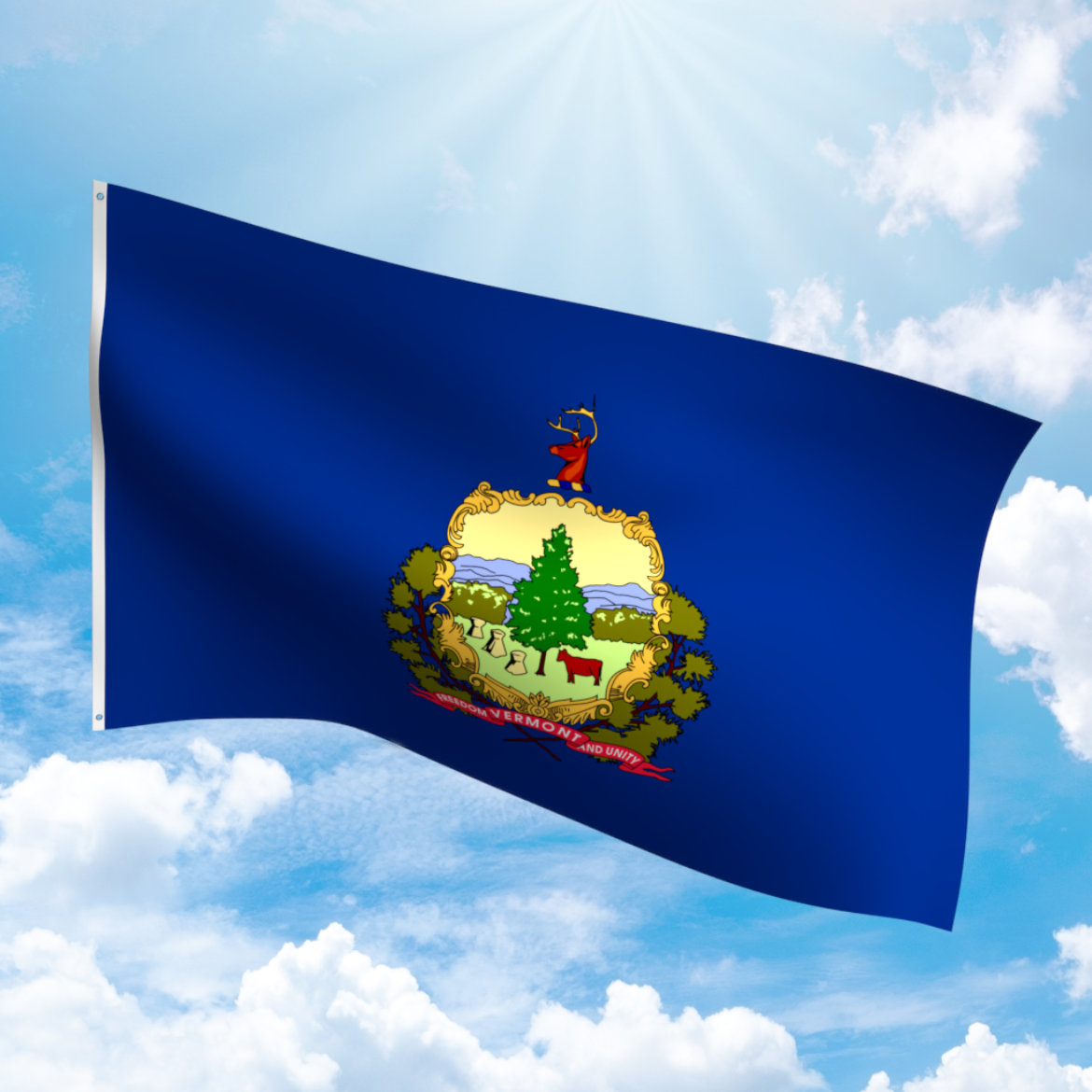 Picture of VERMONT POLYESTER FLAG