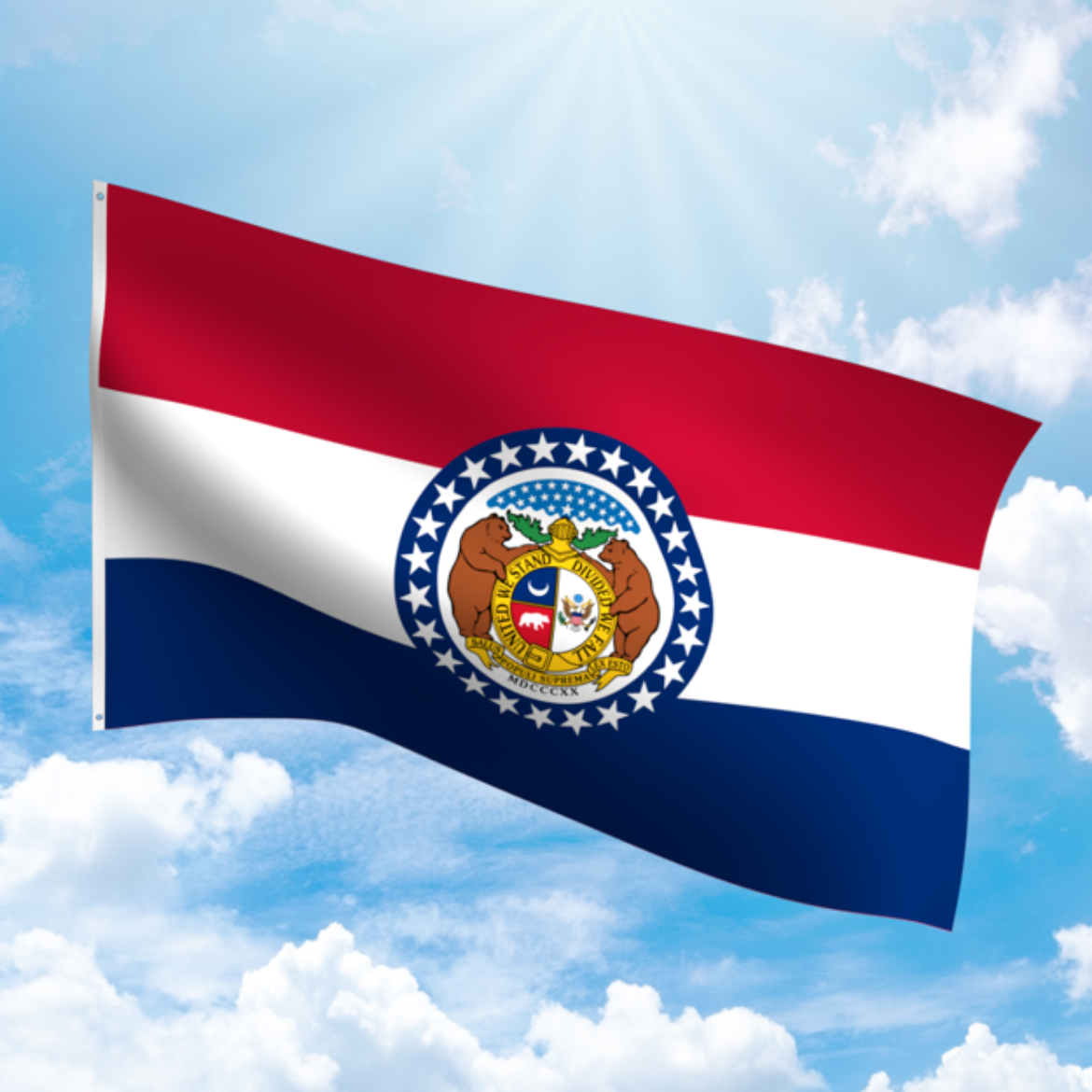 Picture of MISSOURI POLYESTER FLAG